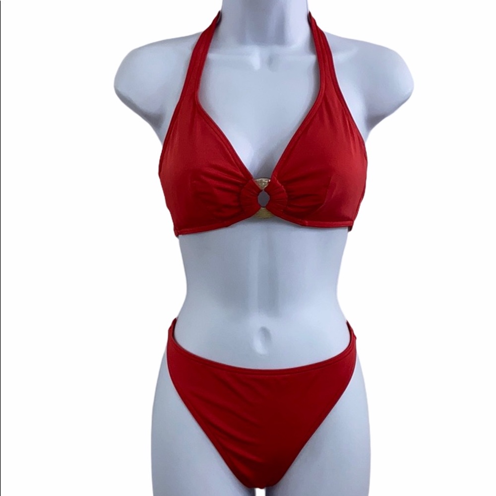 Heidi Klein red bikini